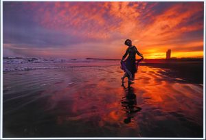 3位　夕陽を感じて　秋山さおり